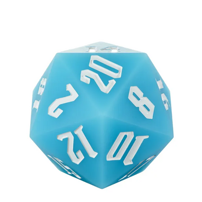 Jester's Bounce | 55mm Luminous D20 Silicone | Blue