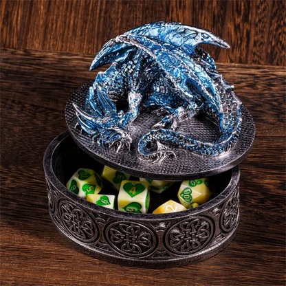 Guardian's Keep | Cast Resin Dice Box | Blue