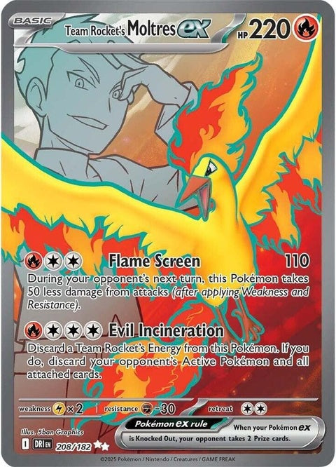 Team Rocket's Moltres Ex (208) — Holofoil / Near Mint