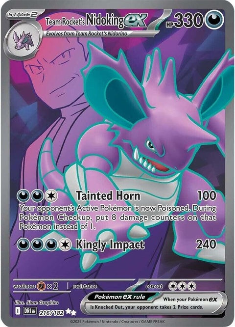 Team Rocket's Nidoking Ex (216) — Holofoil / Near Mint