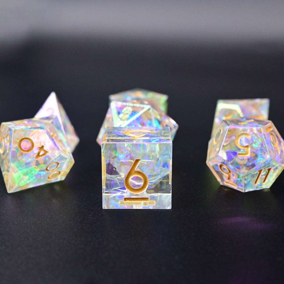 Candy Wrapper | Sharp Edge Dice | 7 Piece Set