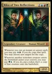 Riku of Two Reflections (V.1) - Commander (Mythic) [CMD-220]
