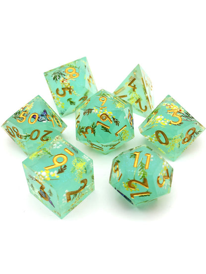 Summer Court | Art Core Dice| 7 Piece Set