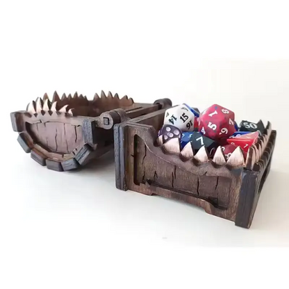 Mimic's Trove | Wooden Dice Box