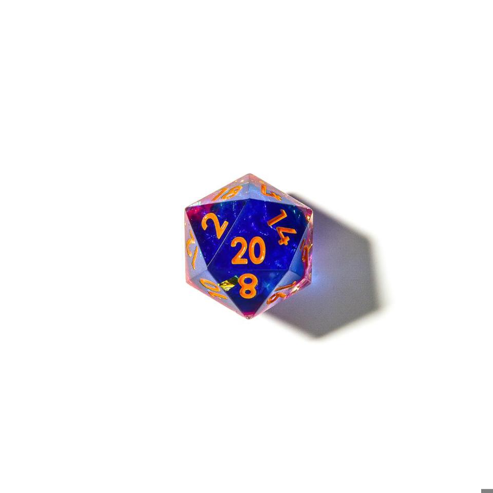 Astral Veil | Sharp Edge Dice | 7 Piece Set