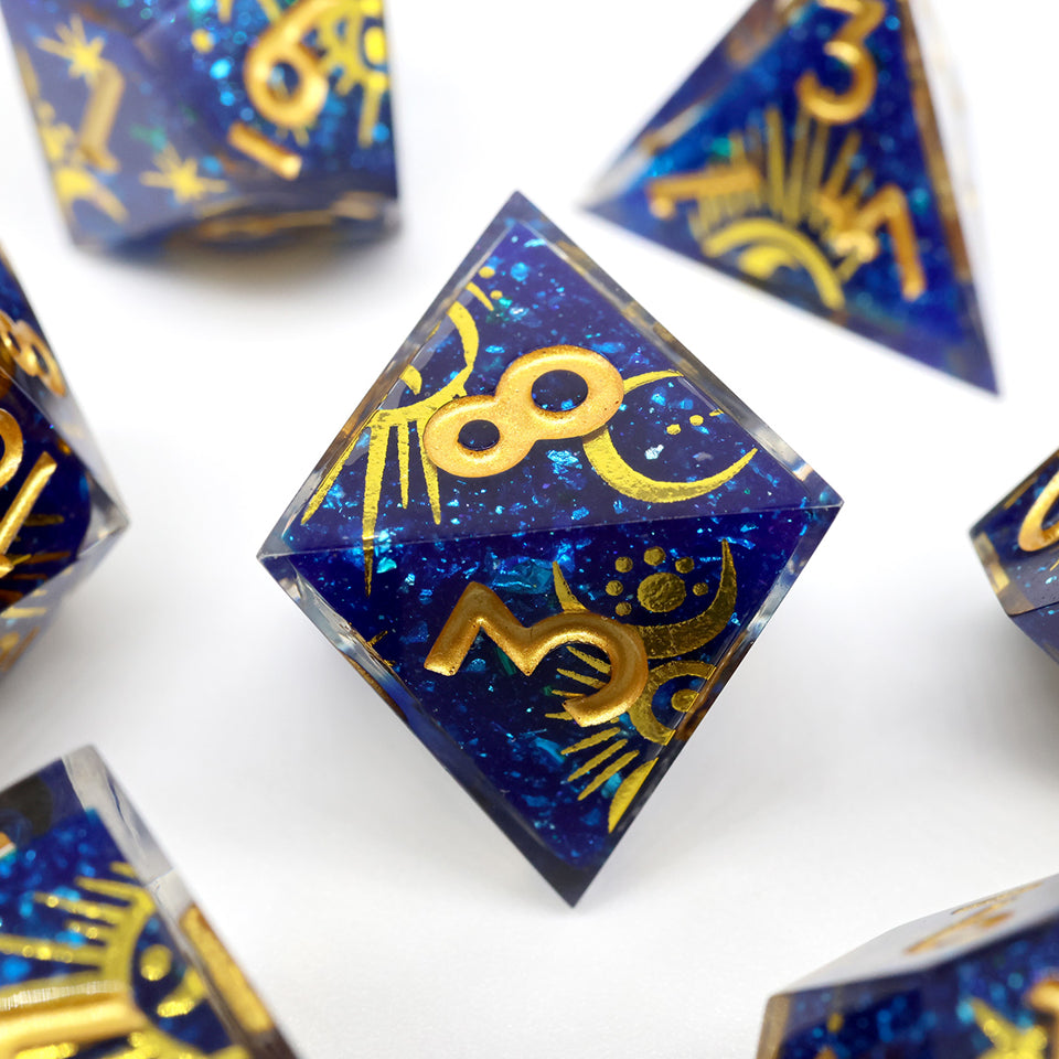 Celestial Body | Art Core Dice| 7 Piece Set