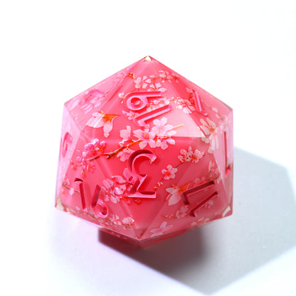 Candied Blossom | 33mm D20 | Oversized Art Core Dice