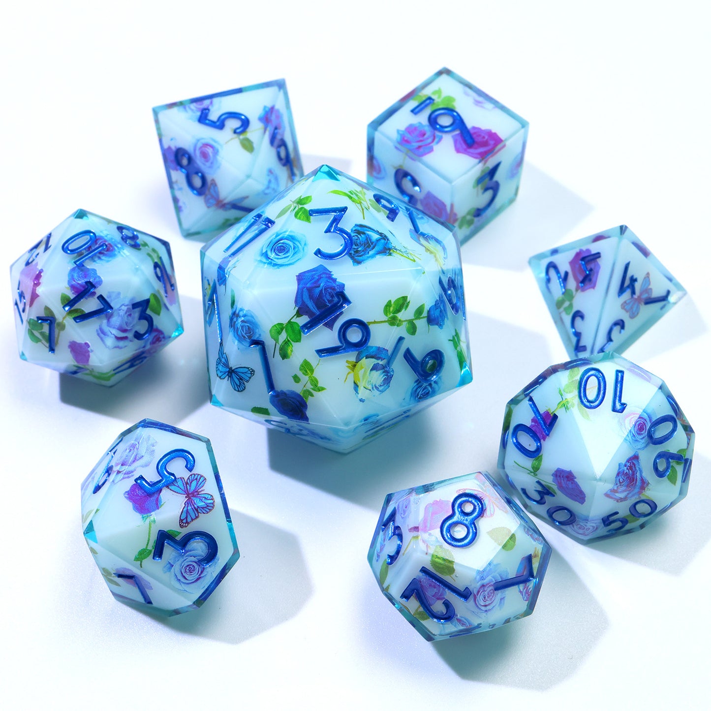 Enchanted China | 33mm D20 | Oversized Art Core Dice