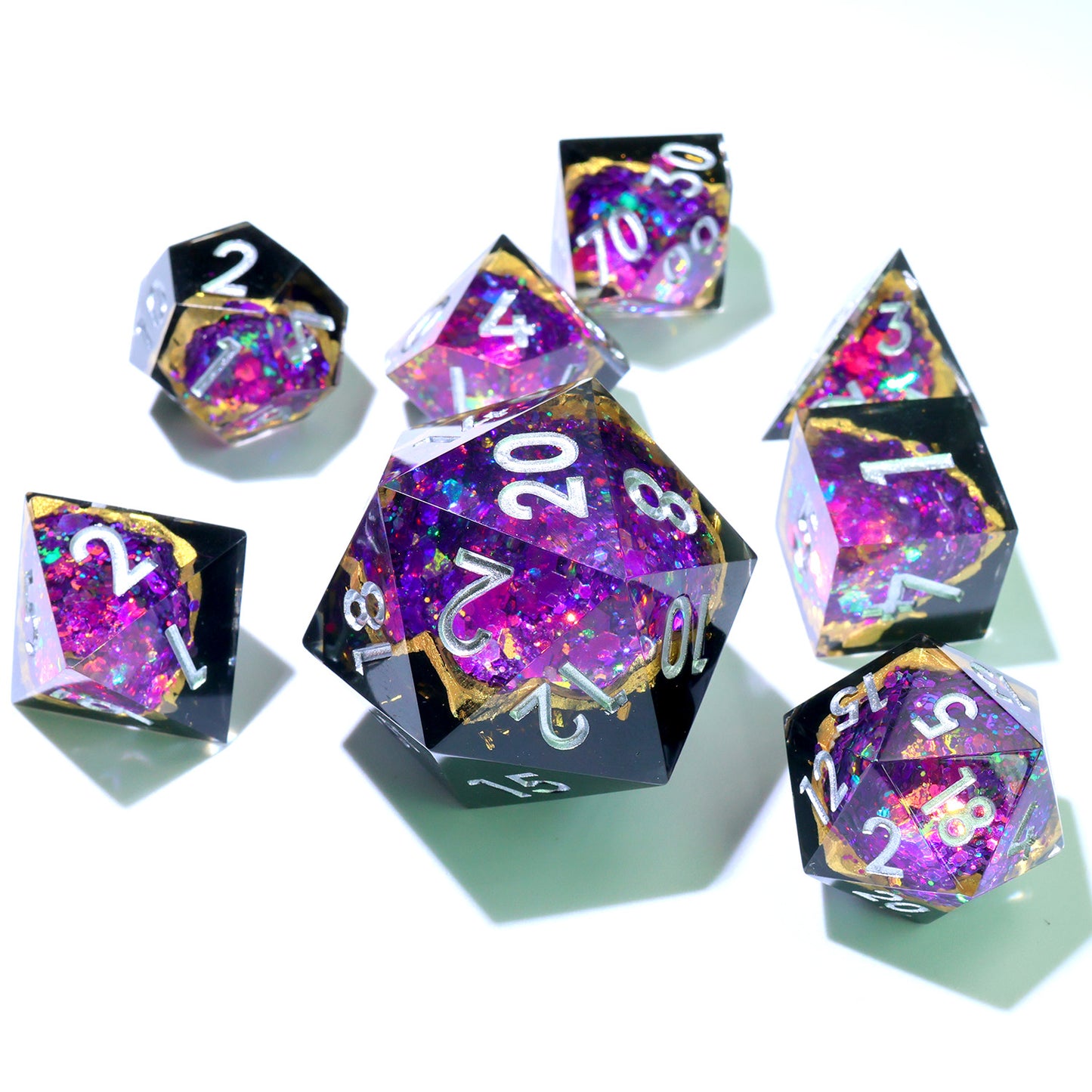 Regal Relic | 33mm D20 | Oversized Geode Dice