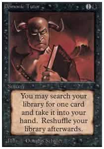 Demonic Tutor - Unlimited (Uncommon)