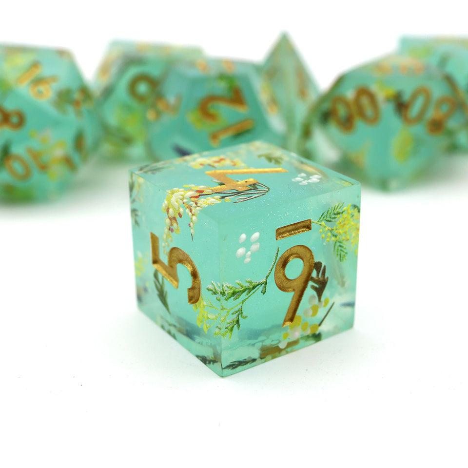 Summer Court | Art Core Dice| 7 Piece Set