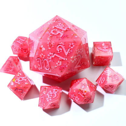 Candied Blossom | 50mm D20 | Oversized Art Core Dice