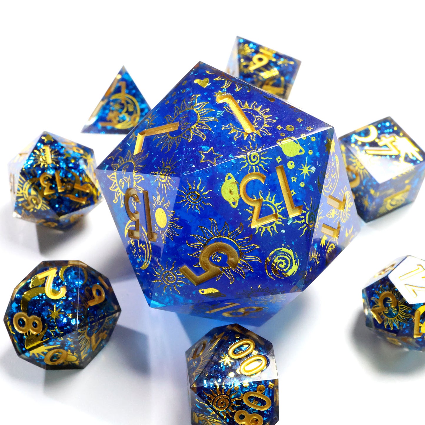 Celestial Body | 50mm D20 | Oversized Art Core Dice