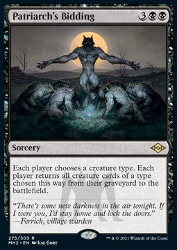 Patriarch's Bidding (V.1) - Modern Horizons 2 (Rare) [MH2-275]