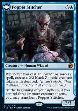 Poppet Stitcher // Poppet Factory - Innistrad: Midnight Hunt (Mythic) [MID-71]