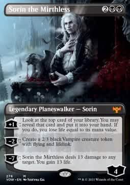 Sorin the Mirthless (V.1) - Innistrad: Crimson Vow: Extras (Mythic) [XVOW-278]