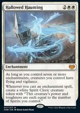 Hallowed Haunting - Innistrad: Crimson Vow (Mythic) [VOW-17]