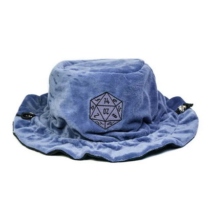 Velvet Vault | Super-Soft Large Dice Bag | Blue