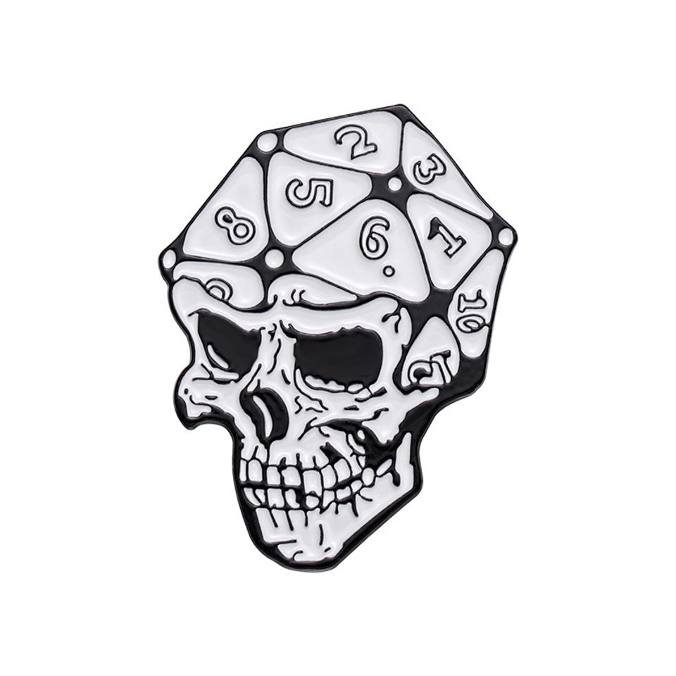 Critical Cranium Pin Badge