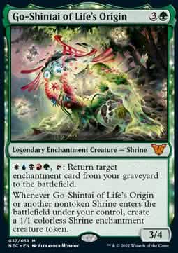 Go-Shintai of Life's Origin (V.1) - Commander: Kamigawa: Neon Dynasty (Mythic) [NEC-37]