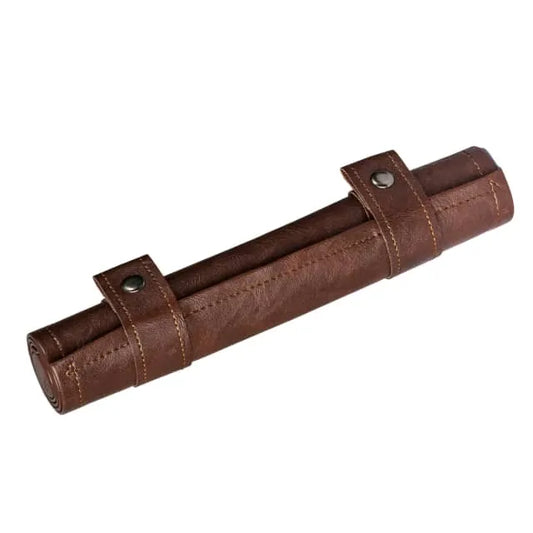 Scroll of Holding (Brown) | Vegan Leather Dice Mat