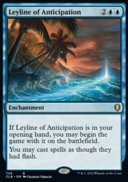 Leyline of Anticipation - Commander Legends: Battle for Baldur's Gate: Extras (Rare) [XCLB-726]