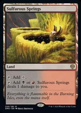 Sulfurous Springs - Dominaria United (Rare) [DMU-256]