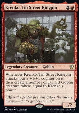 Krenko, Tin Street Kingpin - Commander: Dominaria United (Rare) [DMC-124]