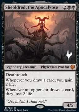 Sheoldred, the Apocalypse (V.2) - Dominaria United: Promos (Mythic) [PDMU-107]