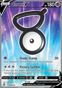 Unown V - Silver Tempest (Ultra Rare) [SIT-176]
