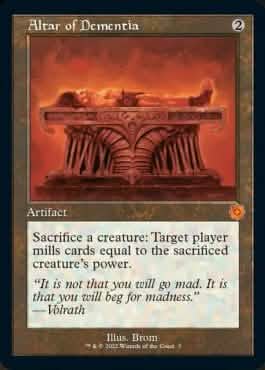 Altar of Dementia (V.1) - Retro Frame Artifacts (Mythic) [BRR-3]