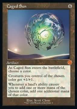 Caged Sun (V.1) - Retro Frame Artifacts (Mythic) [BRR-9]