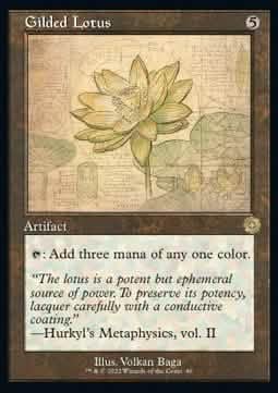 Gilded Lotus (V.2) - Retro Frame Artifacts (Rare) [BRR-80]