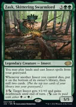 Zask, Skittering Swarmlord - Jumpstart 2022 (Rare) [J22-47]