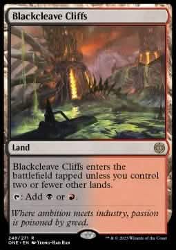 Blackcleave Cliffs - Phyrexia: All Will Be One (Rare) [ONE-248]