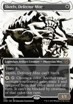 Skrelv, Defector Mite (V.1) - Phyrexia: All Will Be One: Extras (Rare) [XONE-301]