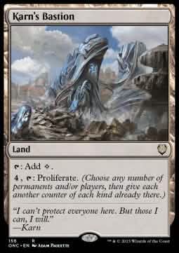 Karn's Bastion - Commander: Phyrexia: All Will Be One (Rare) [ONC-156]