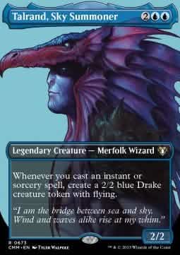 Talrand, Sky Summoner (V.2) - Commander Masters: Extras (Rare) [XCMM-673]