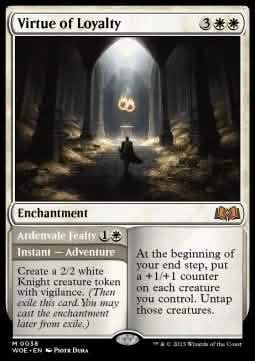 Virtue of Loyalty // Ardenvale Fealty - Wilds of Eldraine (Mythic) [WOE-38]
