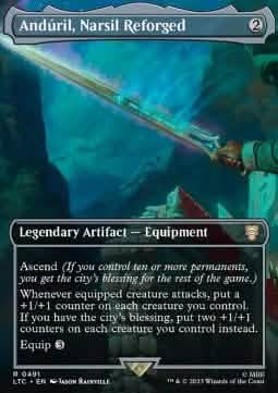 Andúril, Narsil Reforged (V.1) - The Lord of the Rings: Tales of Middle-earth Holiday Release (Rare) [LTRH-491]