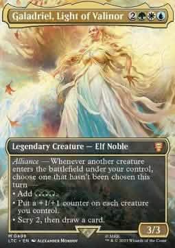 Galadriel, Light of Valinor (V.1) - The Lord of the Rings: Tales of Middle-earth Holiday Release (Mythic) [LTRH-498]