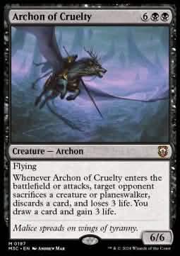 Archon of Cruelty - Commander: Modern Horizons 3 (Mythic) [M3C-197]
