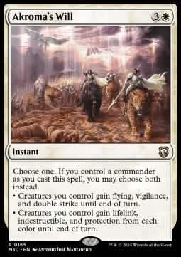 Akroma's Will - Commander: Modern Horizons 3 (Rare) [M3C-165]