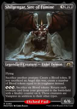Shilgengar, Sire of Famine (V.2) - Modern Horizons 3: Extras (Rare) [XMH3-480]