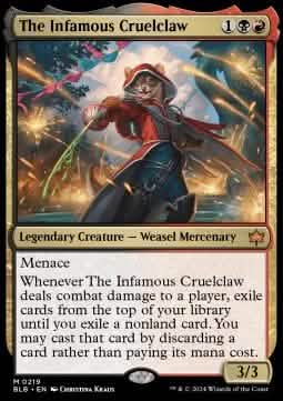 The Infamous Cruelclaw - Bloomburrow (Mythic) [BLB-219]