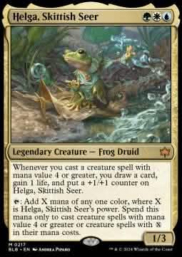 Helga, Skittish Seer - Bloomburrow (Mythic) [BLB-217]