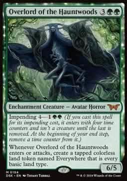 Overlord of the Hauntwoods - Duskmourn: House of Horror (Mythic) [DSK-194]