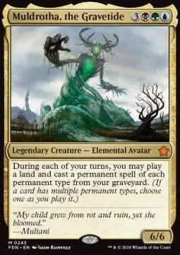 Muldrotha, the Gravetide - Magic: The Gathering Foundations (Mythic) [FDN-243]