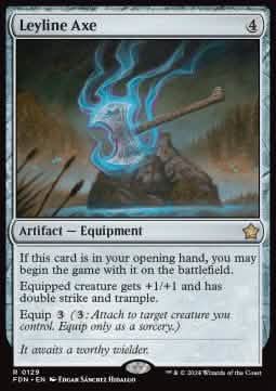 Leyline Axe - Magic: The Gathering Foundations (Rare) [FDN-129]