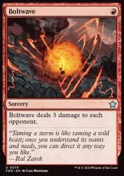 Boltwave - Magic: The Gathering Foundations (Uncommon) [FDN-79]